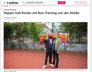 Read more about the article T-Online.de Rapper holt Kinder mit Box-Training von der Straße